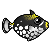Cute Clown Triggerfish