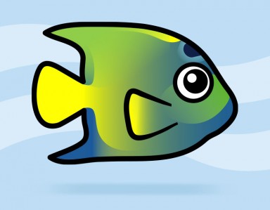 Cute Cartoon Queen Angelfish by Scubadorable Cute Cartoon Queen Angelfish by Scubadorable
